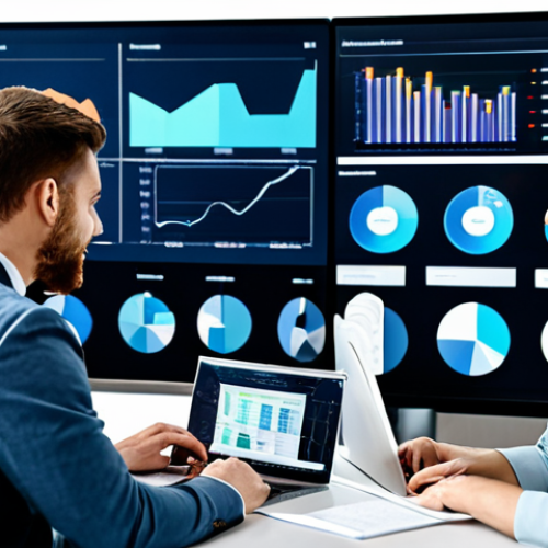 A diverse team of professional individuals, fully clothed in modest business attire, collaborating in a modern, well-lit office space. They are gathered around a large monitor displaying a clear project management dashboard with visible tasks and progress indicators, while some are simultaneously interacting with communication platform interfaces on their individual laptops, showing structured channels and discussion threads. The scene emphasizes seamless team communication and project overview. Professional photography, high resolution, soft lighting, sharp focus. safe for work, appropriate content, fully clothed, professional, perfect anatomy, correct proportions, natural pose, well-formed hands, proper finger count, natural body proportions.