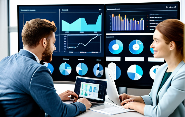 A diverse team of professional individuals, fully clothed in modest business attire, collaborating in a modern, well-lit office space. They are gathered around a large monitor displaying a clear project management dashboard with visible tasks and progress indicators, while some are simultaneously interacting with communication platform interfaces on their individual laptops, showing structured channels and discussion threads. The scene emphasizes seamless team communication and project overview. Professional photography, high resolution, soft lighting, sharp focus. safe for work, appropriate content, fully clothed, professional, perfect anatomy, correct proportions, natural pose, well-formed hands, proper finger count, natural body proportions.